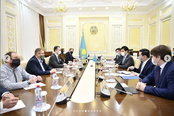 Meeting with Ambassador Extraordinary and Plenipotentiary of the Republic of Estonia to the Republic of Kazakhstan Toomas Tiers